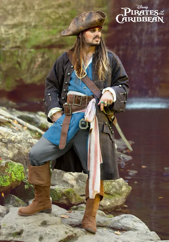 Authentic Captain Jack Sparrow Adult Costume