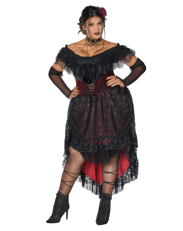 Plus Size Victorian Vampire Dress Costume